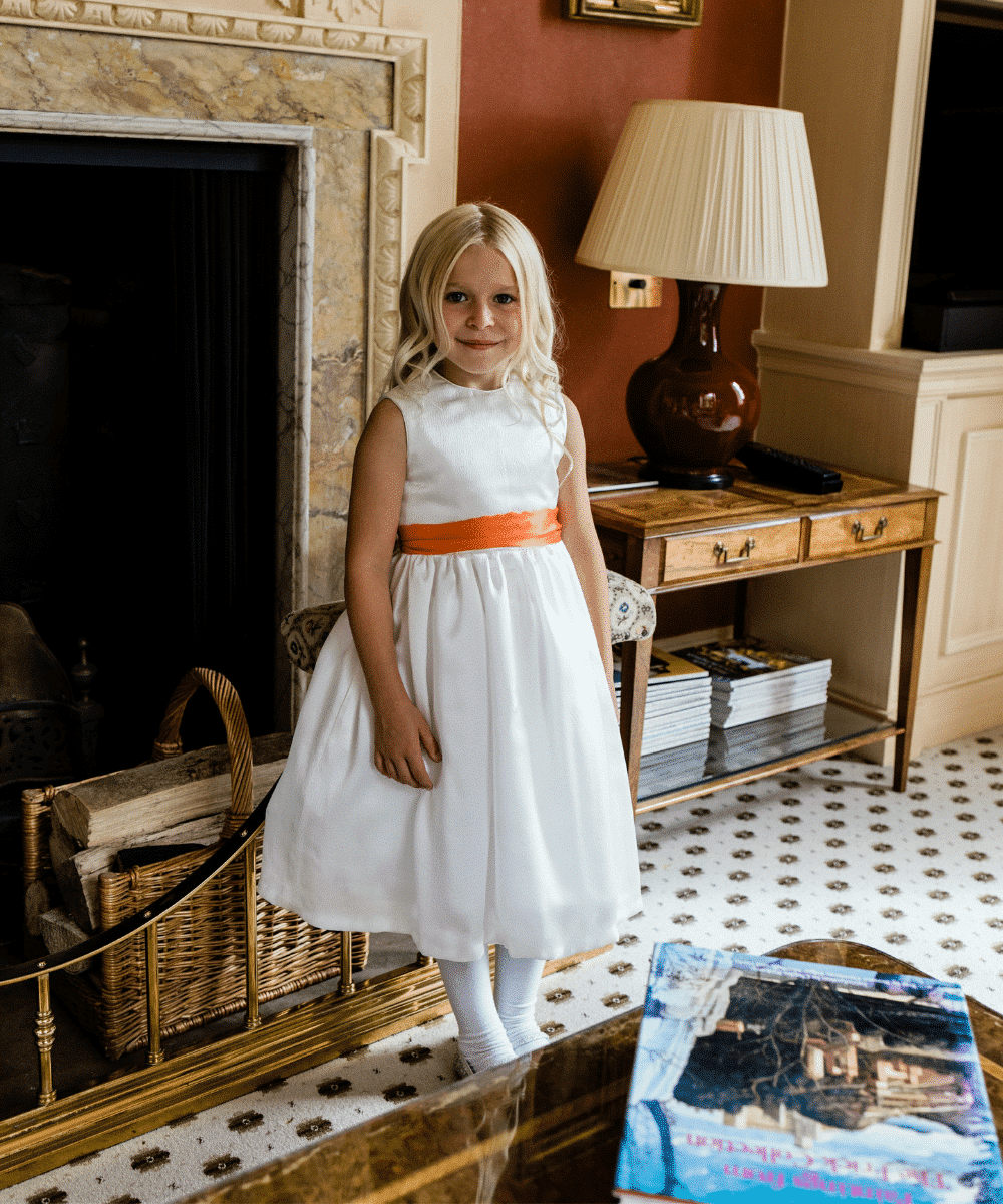 Katya Amelia Dress - White | Dawn Clarke Designs