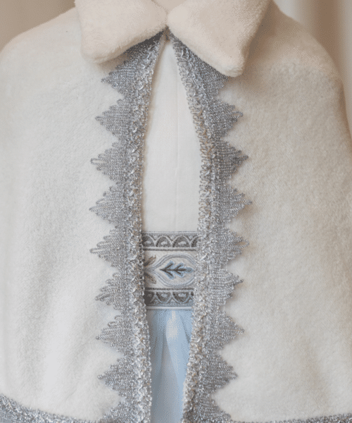 Charlotte Fur Cape - Ivory | Dawn Clarke Designs