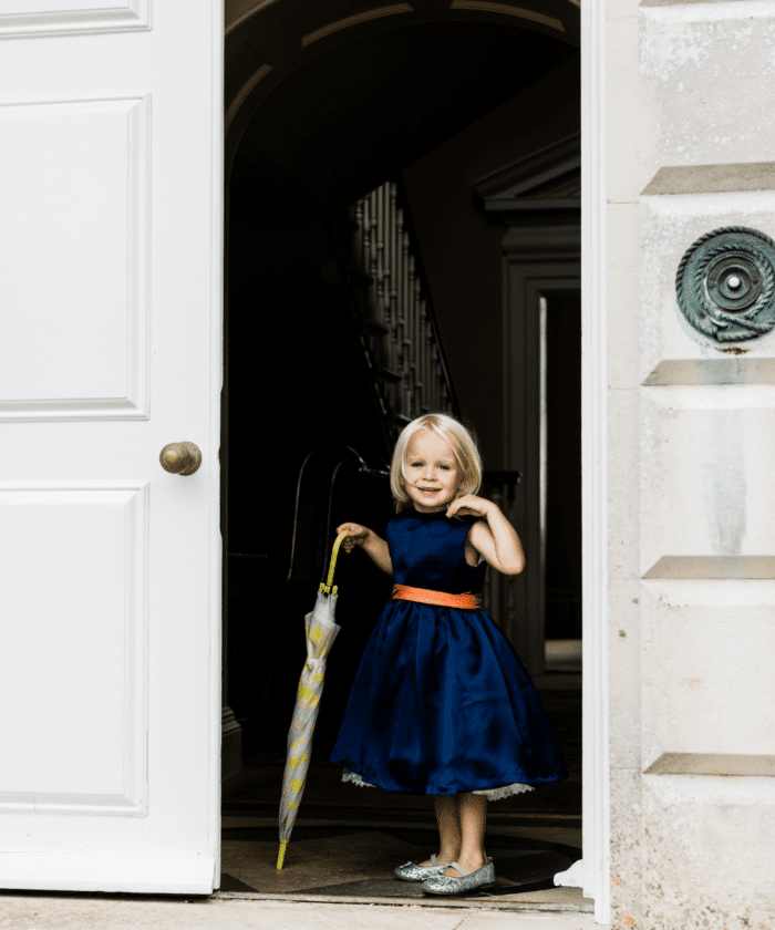 Katya Amelia Dress - Navy Blue | Dawn Clarke Designs